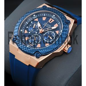 Guess Legacy Blue Dial Blue Silicone Men's Watch  Price in Pakistan