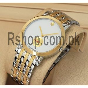 Movado Two Tone White Dial Watch Price in Pakistan