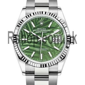New 2021 Rolex Datejust Green Palm Motif Dial 126234 Watch  (2021) Price in Pakistan