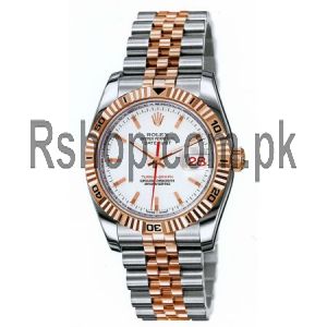 Rolex Turn-O-graph Date Just White Dial Watch Price in Pakistan