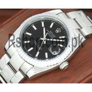 Rolex Datejust Black Dial Watch 2021 Price in Pakistan