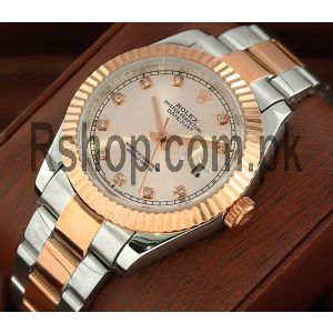 Rolex Datejust Sundust Dial Rose Gold & Stainless Steel Watch Price in Pakistan