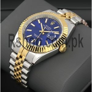 Rolex Datejust Two-Tone Blue Dial Watch Price in Pakistan