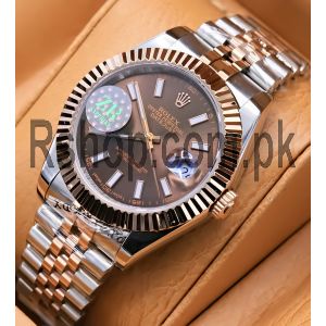 Rolex Datejust II Brown Dial Two Tone Watch Price in Pakistan