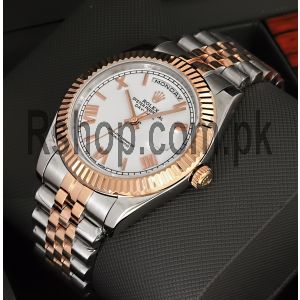 Rolex Day-Date 40  Two Tone White Dial Watch Price in Pakistan