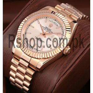 Rolex Day Date President Rose Gold Watch Price in Pakistan