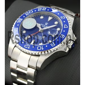 Rolex GMT Master II Blue Dial Swiss 1 Watch Price in Pakistan