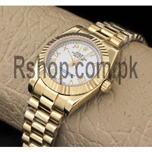 Rolex Lady Datejust  White Dial Watch Price in Pakistan