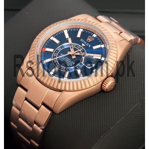 Rolex Sky Dweller Blue Dial Titanium Watch Price in Pakistan