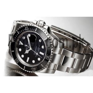 Rolex Submariner Date Black DIal Swiss Watch Price in Pakistan