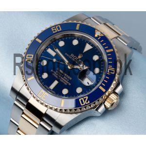 Rolex Submariner Two Tone Blue Dial Swiss Watch Price in Pakistan
