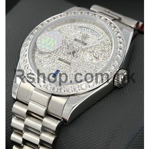 Rolex Day-Date Diamond Dial Men's Watch Price in Pakistan