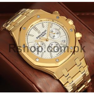 Audemars Piguet Royal Oak Chronograph Yellow Gold Watch Price in Pakistan