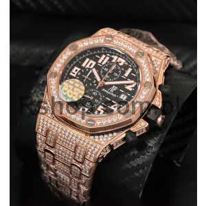 Audemars Piguet Royal Oak Offshore Pink Gold Diamond Men's Watch  Price in Pakistan