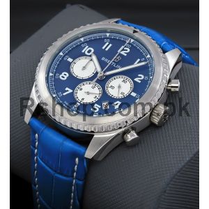Breitling Aviator 8 Blue Chronograph Watch Price in Pakistan