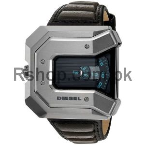 Diesel Men's DZ7385 'Carver' Black Leather Watch Price in Pakistan