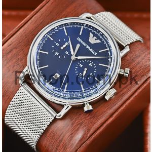 Emporio Armani Blue DIal Watch Price in Pakistan