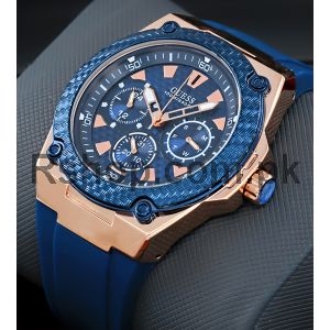 Guess Legacy Blue Dial Blue Silicone Men's Watch  Price in Pakistan