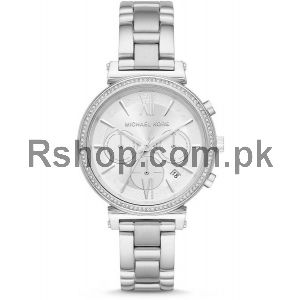 Michael Kors Womens Sofie Silver Tone stainless Steel Watch Price in Pakistan