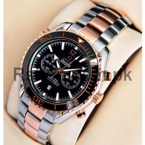 Omega Seamaster Planet Ocean Chronograph Two Tone Watch Price in Pakistan