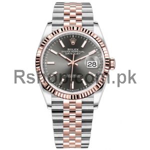Rolex Datejust Dark Rhodium Dial Swiss Watch Price in Pakistan