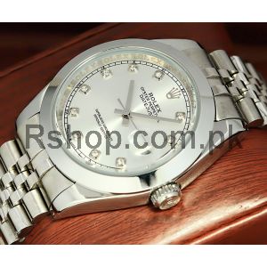 Rolex Datejust Silver Diamond Dial Watch  (2021) Price in Pakistan