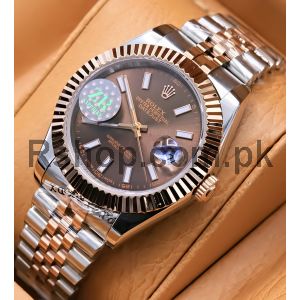Rolex Datejust II Brown Dial Two Tone Watch Price in Pakistan