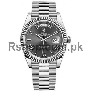 Rolex Day-Date 40 Dark Rhodium Dial Watch Price in Pakistan