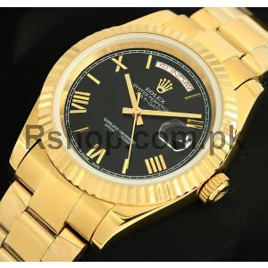 Rolex Day-Date Black Dial Watch  (2021) Price in Pakistan