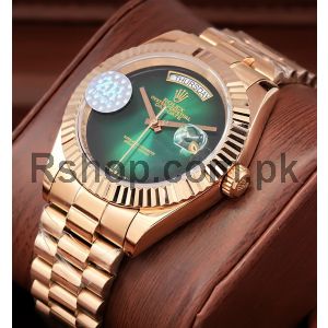 Rolex Day Date Onyx Dial Swiss Watch Price in Pakistan