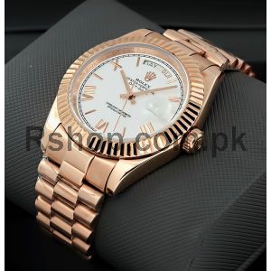 Rolex Datejust  White Dial Watch Price in Pakistan