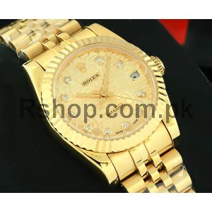 Rolex Lady-Datejust Gold Tone Watch Price in Pakistan