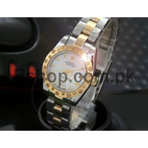 Rolex Lady Datejust Two Tone Diamind Watch Price in Pakistan