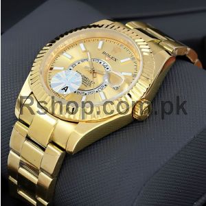 Rolex Sky-Dweller Yellow Gold Swiss Watch Price in Pakistan