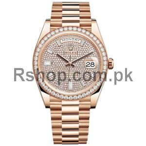 Rolex Everose Gold Day-Date Watch Price in Pakistan