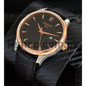 Tissot Tradition Two Tone Black Dial Watch Price in Pakistan
