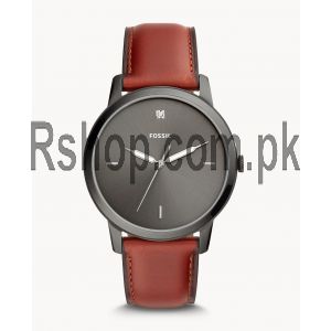 Fossil Minimalist Carbon Series Three-Hand Smokey Amber Leather Watch FS5479  (Same as Original) Price in Pakistan