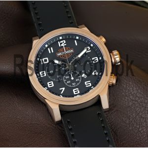 Harley Davidson Chronograph Black Dial Watch Price in Pakistan