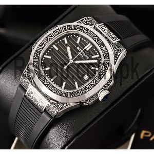 Patek Philippe Nautilus Hand Engraved Watch Price in Pakistan