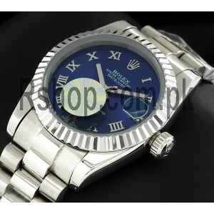 Rolex Datejust Blue Roman Numeral Dial Watch Price in Pakistan