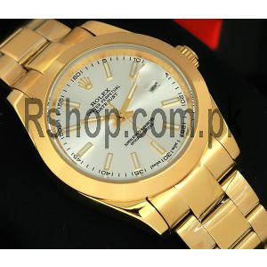 Rolex Datejust Gold Silver Dial Watch 2021  Price in Pakistan