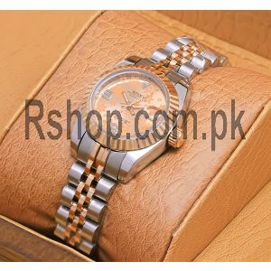 Rolex Datejust Lady Floral Dial Two Tone Watch Price in Pakistan