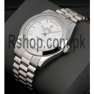 Rolex Day-Date 40 White Dial Watch Price in Pakistan