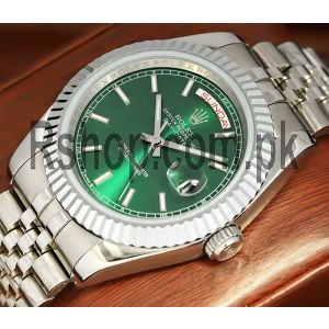 Rolex Day-Date Green Dial Watch  (2021) Price in Pakistan