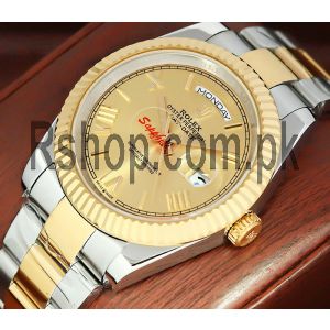 Rolex Day-Date  Roman Dial Two Tone Watch 2021 Price in Pakistan