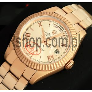 Rolex Day-Date Rose Gold Titanium Watch  (2021) Price in Pakistan