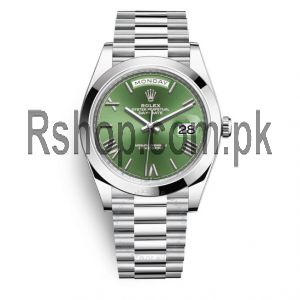 Rolex Day Date Green Dial Watch Price in Pakistan
