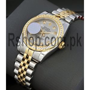 Rolex Lady-Datejust Diamond  Markers & Bezel Two Tone Watch Price in Pakistan