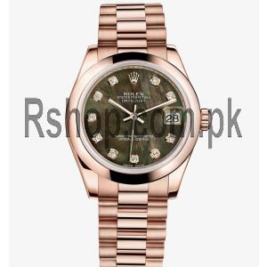 Rolex Lady-Datejust President Automatic Rose Gold Watch Price in Pakistan