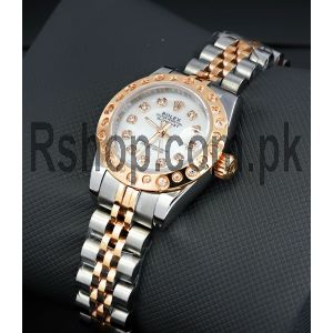 Rolex Lady Datejust Mother Of Pearl Diamond Dial Watch Price in Pakistan